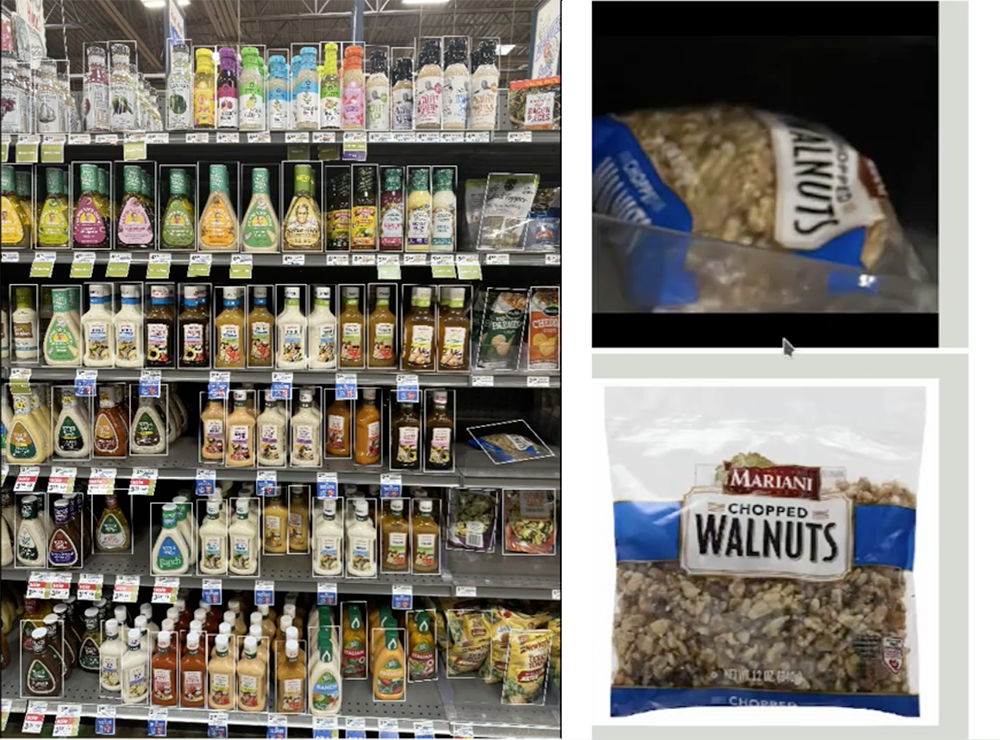 Recognizing Walnuts on shelf with computer vision